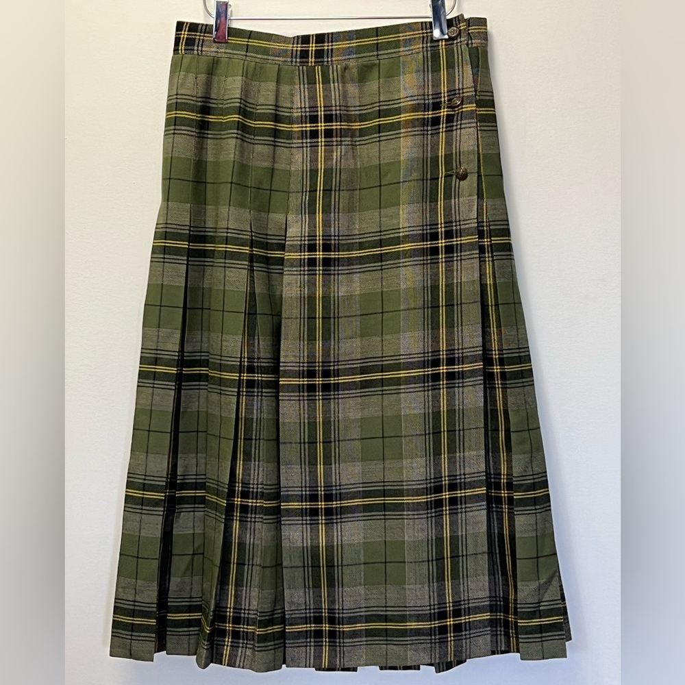 Vintage Wool Tartan Skirt